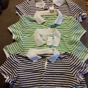 Lot of 4 New Mens Gap polo shirts size M